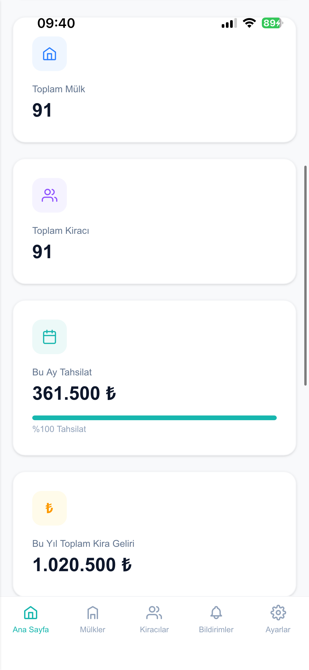 Mizan Mülk Yönetimi mobil blog görünümü